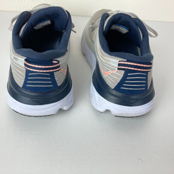 Hoka Bondi 7 Womens Running Shoes Size 6.5 M Tan Sneakers Tennis Shoes Cushioned - Picture 8 of 11